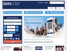 Tablet Screenshot of gvh.de
